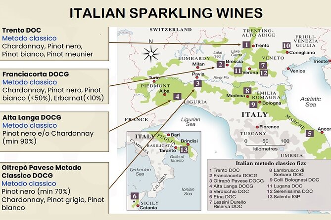 3 Italian sparkling wines and how to distinguish them: Prosecco, Franciacorta.. - Prosecco and Franciacorta: What to Taste, and What to Look For