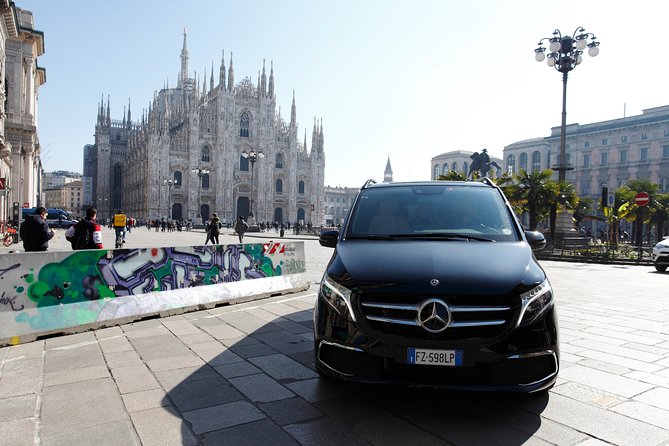 BERGAMO ORIO AL SERIO - Milano airport transfer with private Luxury Van - Price and logistics for a group of up to 7