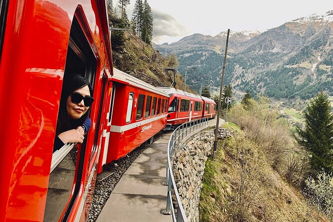 Bernina and Glacier Train Two Routes in One Day from Milan - Chasing the Landwasser Viaduct and the tunnels in between