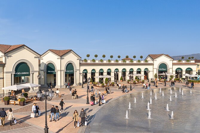 From Lake Como or Milan: Serravalle VIP shopping and Wine Tasting - Serravalle Designer Outlet: a luxury outlet day that stays easy