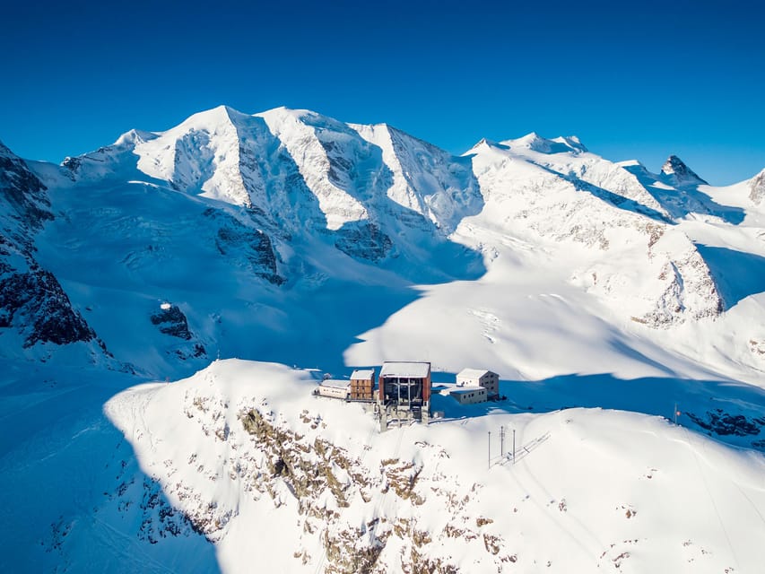 From Milan: Bernina Red Train & Lunch with Mountain Views - Diavolezza cable car up to 2,978 meters: the part you will talk about later