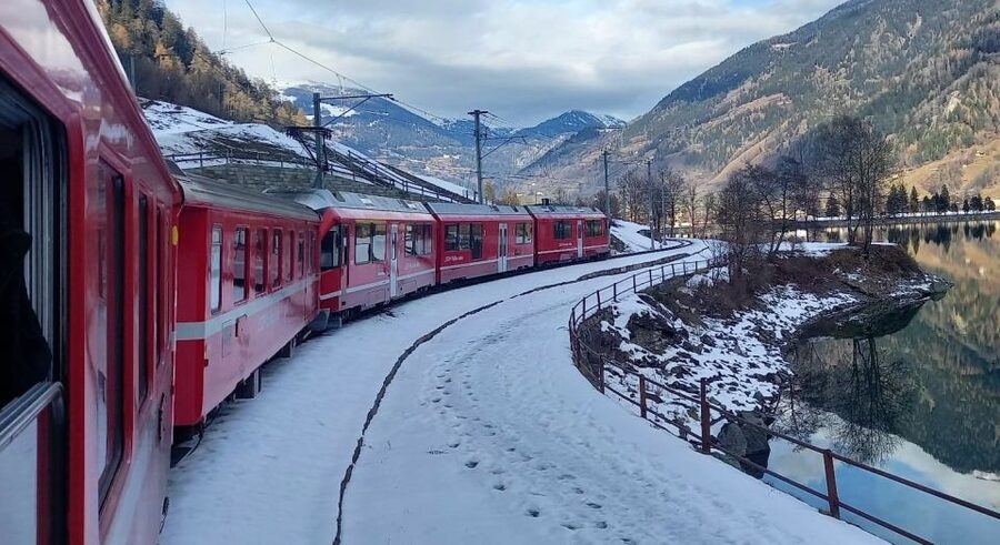 From Milan: Bernina Train, Swiss Alps & St. Moritz Day Trip - Tirano, then back to Milan: the rest of the clock matters