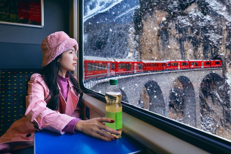 From Milan: St Moritz & Alps Day Trip with Bernina Red Train - Swiss Alps sightseeing: more views after the pass