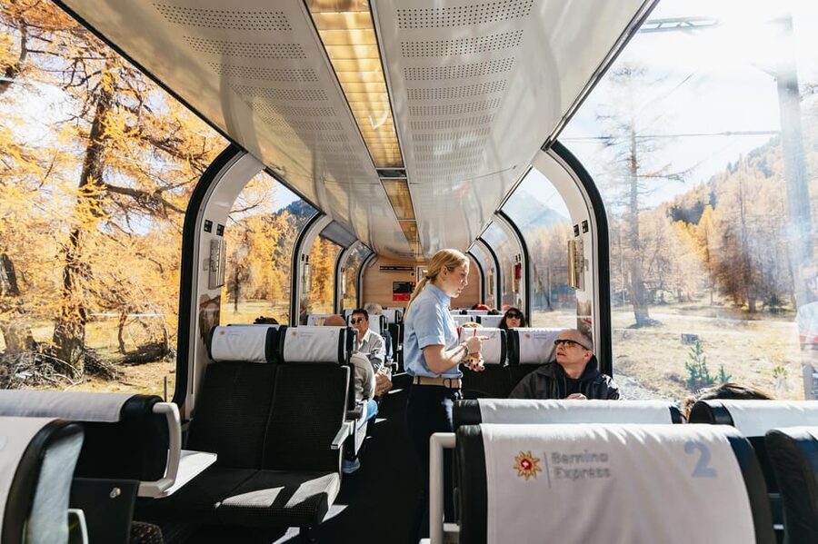From Milan: St. Moritz and Panoramic Bernina Express Tour - The Bernina Express moment: what makes this panoramic style special