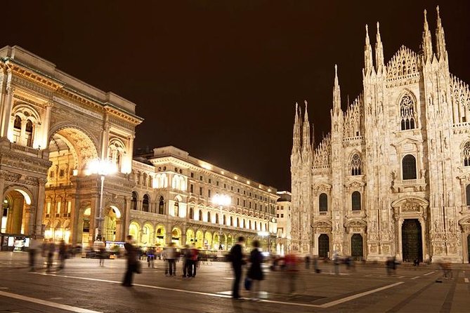 Illuminated Milan Tour for Kids and Families with Gelato & Pizza - Castello Sforzesco at dusk: Knights, kings, and the Visconti and Sforza story