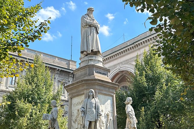 Milan Coffee & History Crawl with a Licensed Tour Guide - Teatro alla Scala from the outside, plus a Leonardo da Vinci clue