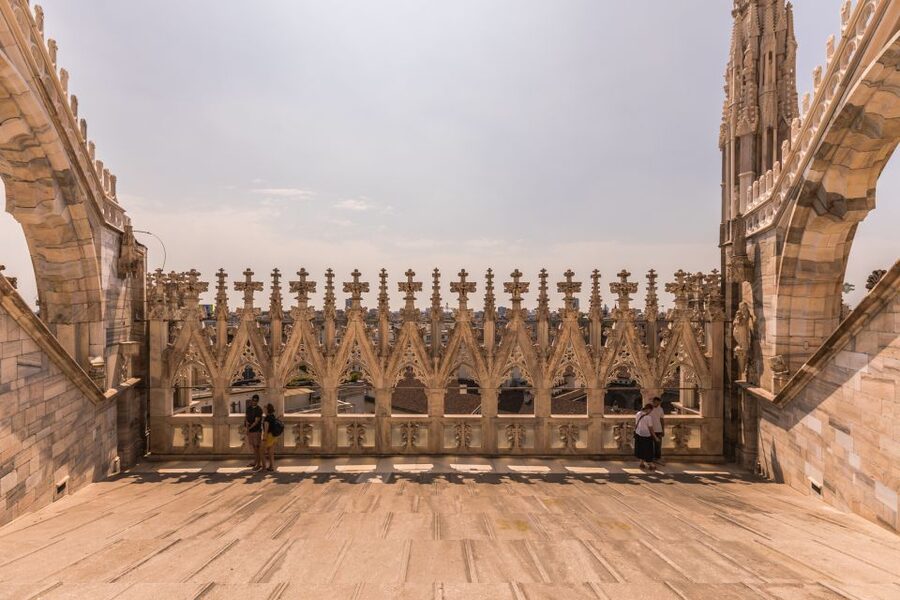 Milan Duomo and Rooftop 2-Hour Guided Tour - Rooftop Highlights: Statues, Spires, and the Skyline Switch