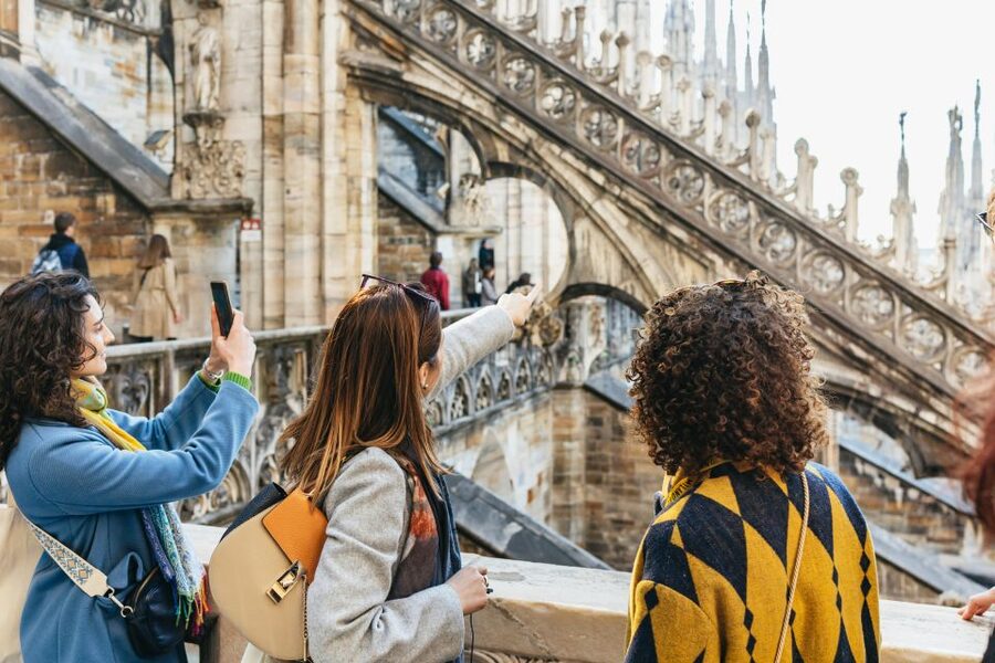 Milan: Duomo Rooftop and Cathedral Guided Tour with Tickets - Inside Milan Cathedral: Gothic architecture with real historical grounding