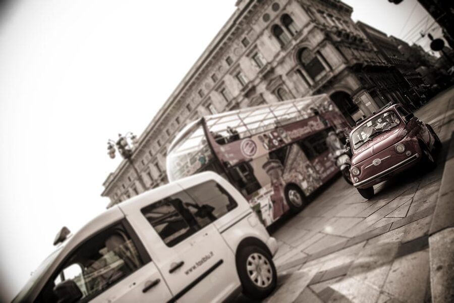 Milan: Grand Tour by Vintage Red Fiat 500 (4 Hs, 4 stops) - Key highlights in plain language
