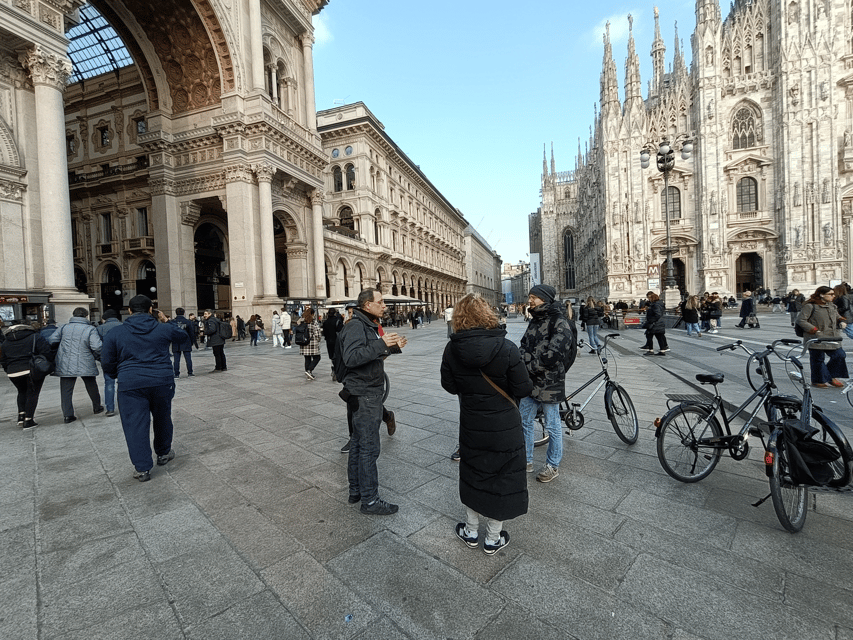 Milan: Guided Bike Tour - Sforza Castle courtyards, where the story becomes visible