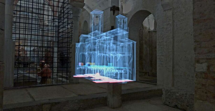 Milan | In the Crypt of time, holographic tour - Milan’s past, in 20 minutes: What the chronovisor experience feels like