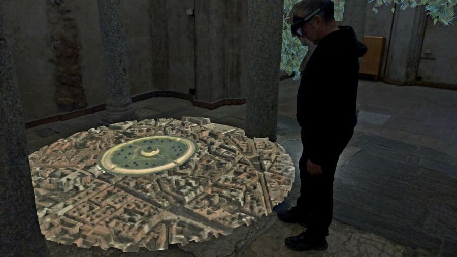 Milan | In the Crypt of time, holographic tour - Where you start at Pinacoteca Ambrosiana, and why the location matters