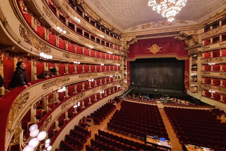 Milan: La Scala Theater and Museum Tour with Entry Tickets - The theater sneak peek: seating views, backstage feeling, and limits