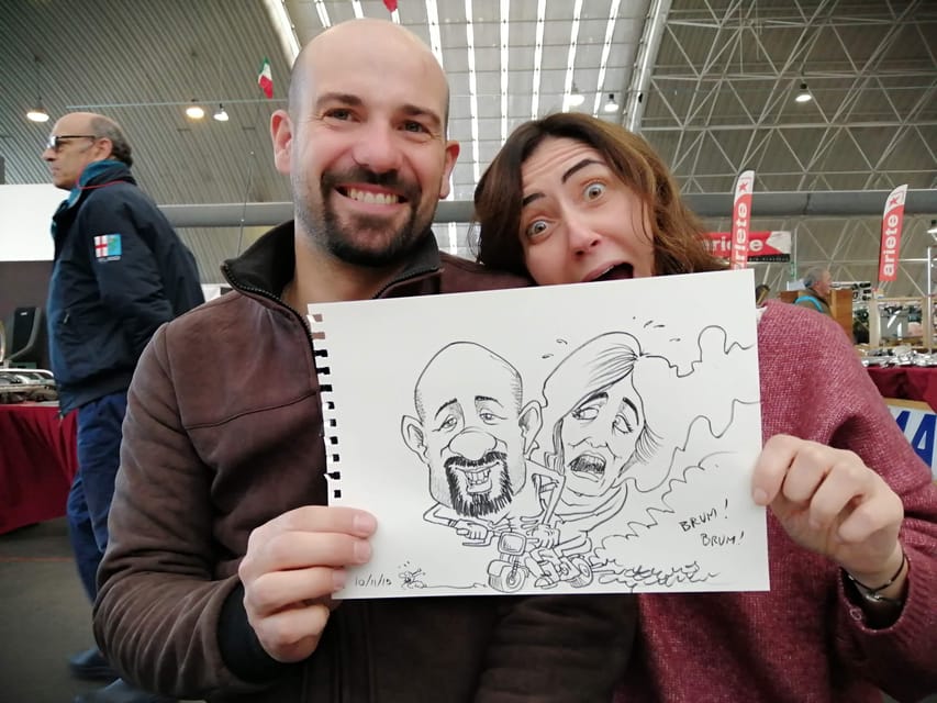 Milan: on the trail of Renzo Tramaglino with caricature to participants - Following Renzo Tramaglino, with a caricature as the payoff