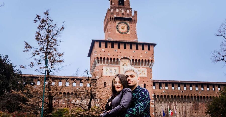 Milan: Professional Photoshoot Outside Sforza Castle - Why Sforza Castle works so well for a quick, guided photoshoot
