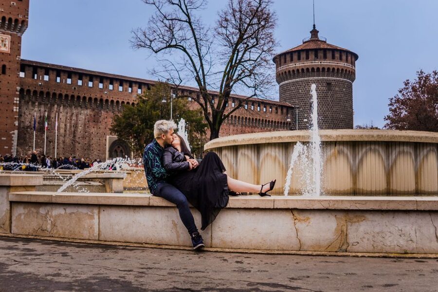 Milan: Professional Photoshoot Outside Sforza Castle - What happens during the 15 to 45 minutes (and why it feels efficient)