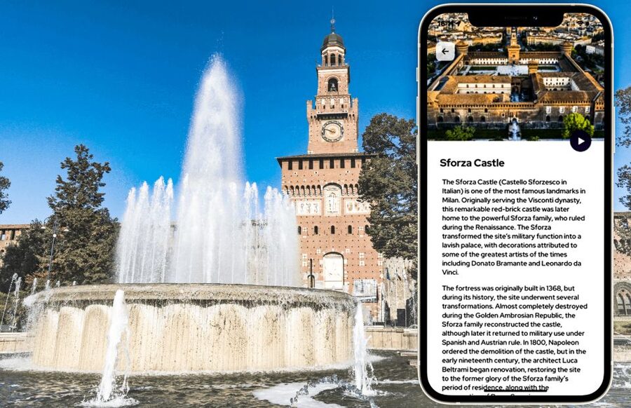 Milan: Sforza Castle Entry Ticket with Digital Audio Guide - How the Vox City App Audio Guide Works in Real Life