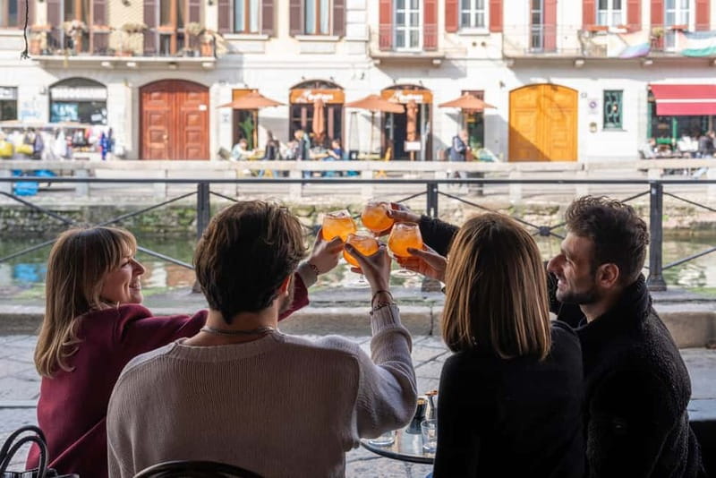Milan: Sunset Navigli Food & Drinks Tour with a Local - The Route in Real Life: Bars, a Restaurant, and a Secret Stop