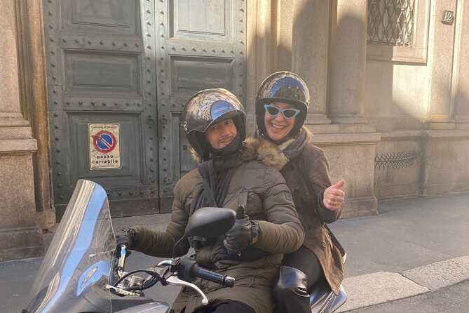 Milan Vespa Adventure: Private Tour for Couples and Friends - Stop 1: Castello Sforzesco and stepping inside a duke’s world