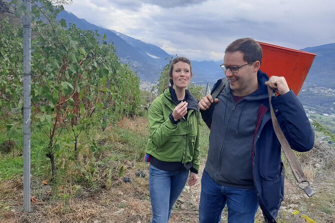 Private Wine Tour: Terraced Vineyards with Alpine view from Milan - Winery stop one: terraced-vineyard tasting with a guided lens