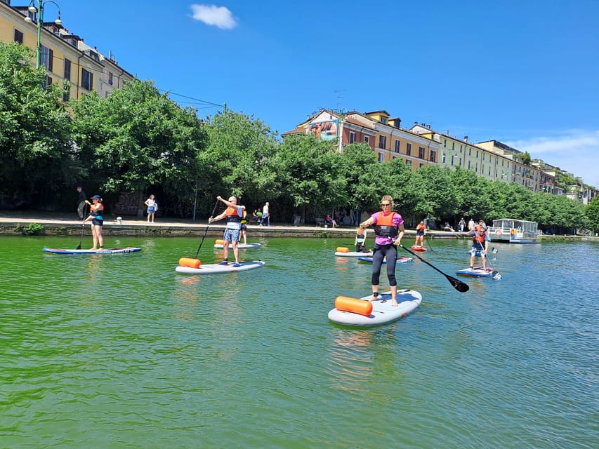 SUPMindfulness on Navigli: wellness experience in Milan - From the Darsena Toward Naviglio Grande: Seeing History at Water Level