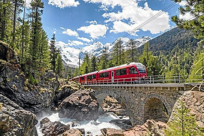 Tour Bernina Red Train And St Moritz from Milan - Tirano and the Sanctuary of the Madonna di Tirano stop