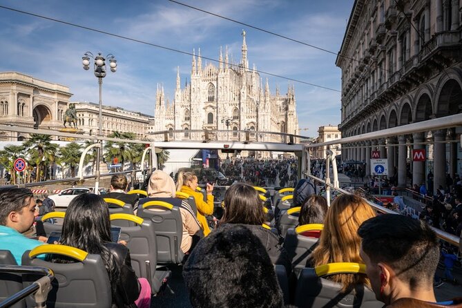 Tour of Milan by open bus, valid for 3 days - Open-top views and real Milan weather: bring the right mindset